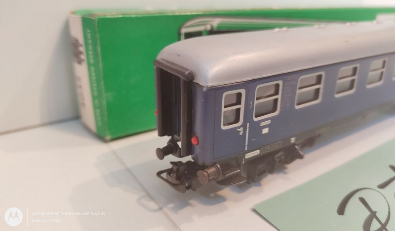 Märklin H0 AC 4032 D-Zug Wagen 11853 Stg / Licht / DB / OVP grün