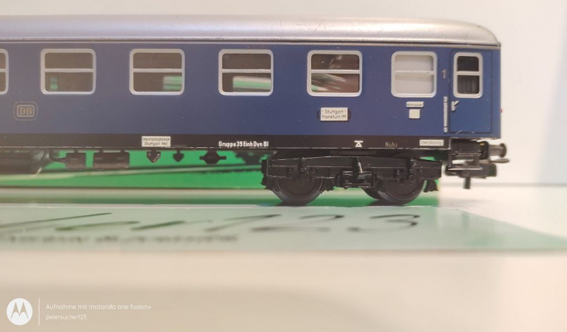 Märklin H0 AC 4032 D-Zug Wagen 11853 Stg / Licht / DB / OVP grün