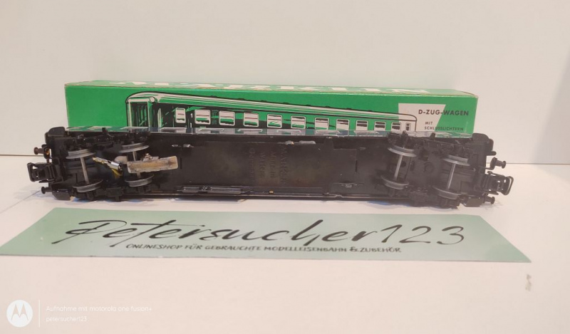 Märklin H0 AC 4032 D-Zug Wagen 11853 Stg / Licht / DB / OVP grün
