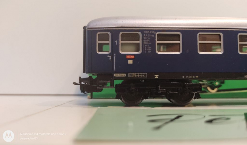 Märklin H0 AC 4032 D-Zug Wagen 11853 Stg / DB / OVP grün