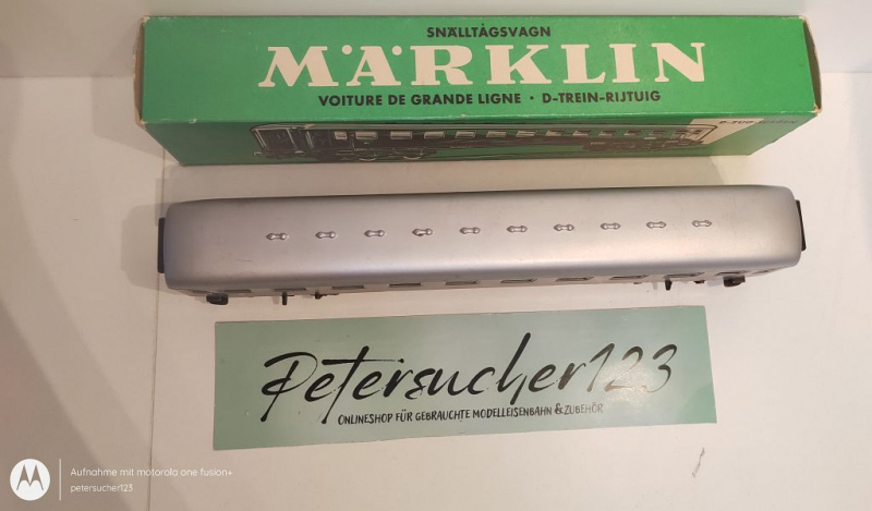 Märklin H0 AC 4032 D-Zug Wagen 11853 Stg / DB / OVP grün