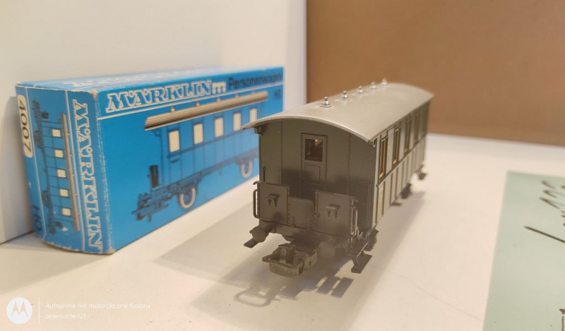 Märklin H0 AC 4039 Personenwagen / 2. Kl. / EVP blau