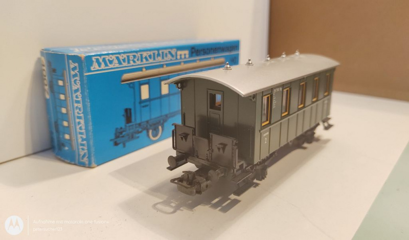 Märklin H0 AC 4039 Personenwagen / 2. Kl. / EVP blau