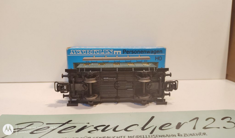 Märklin H0 AC 4039 Personenwagen / 2. Kl. / EVP blau