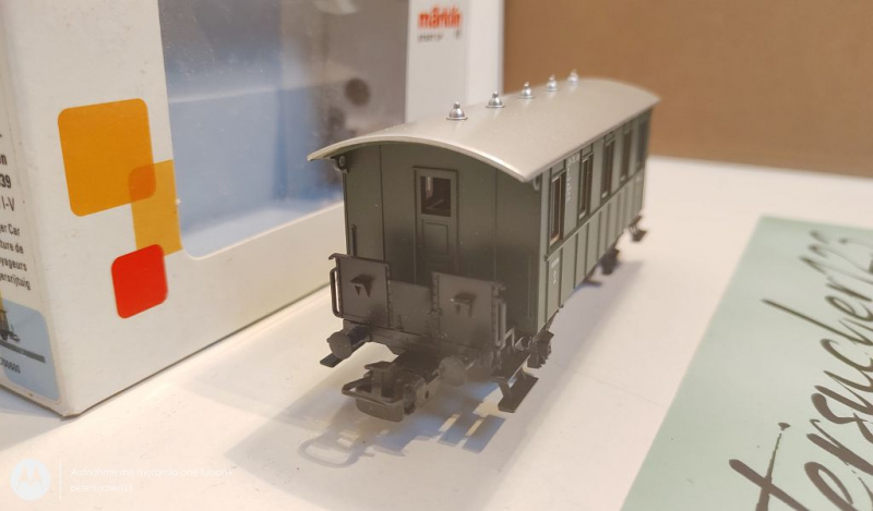 Märklin H0 AC 4039 Personenwagen / 2. Kl. / OVP weiß
