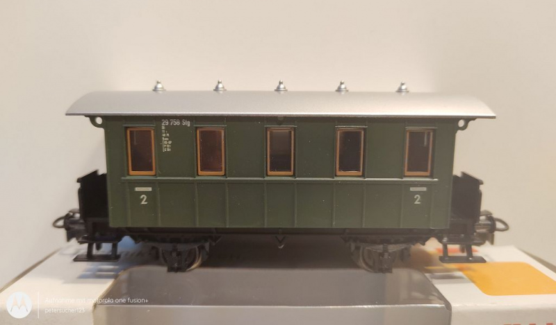 Märklin H0 AC 4039 Personenwagen / 2. Kl. / OVP weiß