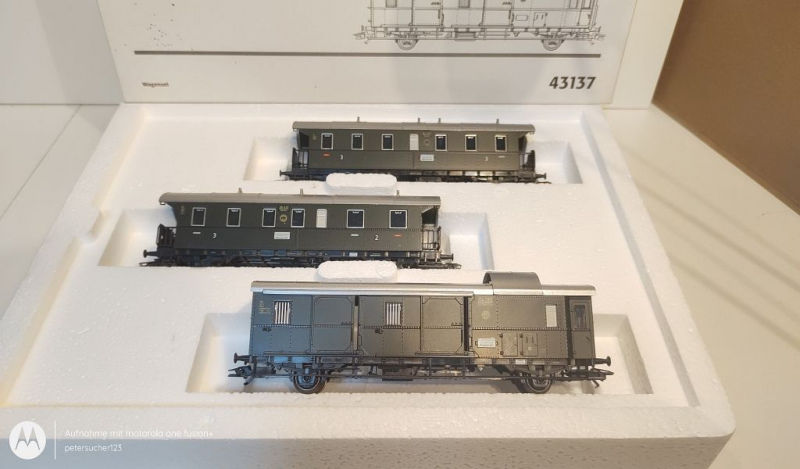 Märklin H0 AC 43137 Personenwagen-Set / K / DRG / OVP