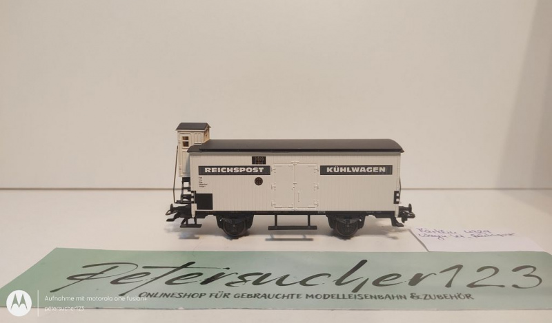 Märklin H0 AC 4329 1x Flachd.-Güterwagen aus Wagen-Set "Reichspost" / NEM / DRG
