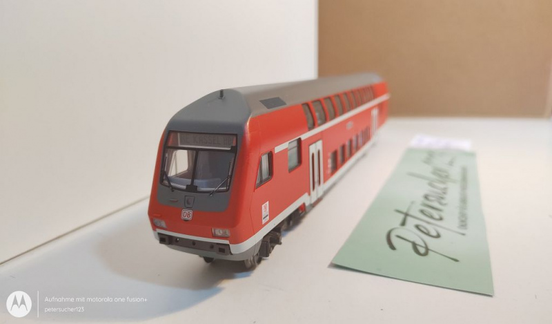 Märklin H0 AC 43586 Doppelstockwagen mit Führerstand / 2. Kl / K / DB