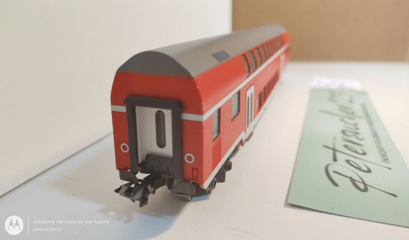 Märklin H0 AC 43586 Doppelstockwagen mit Führerstand / 2. Kl / K / DB