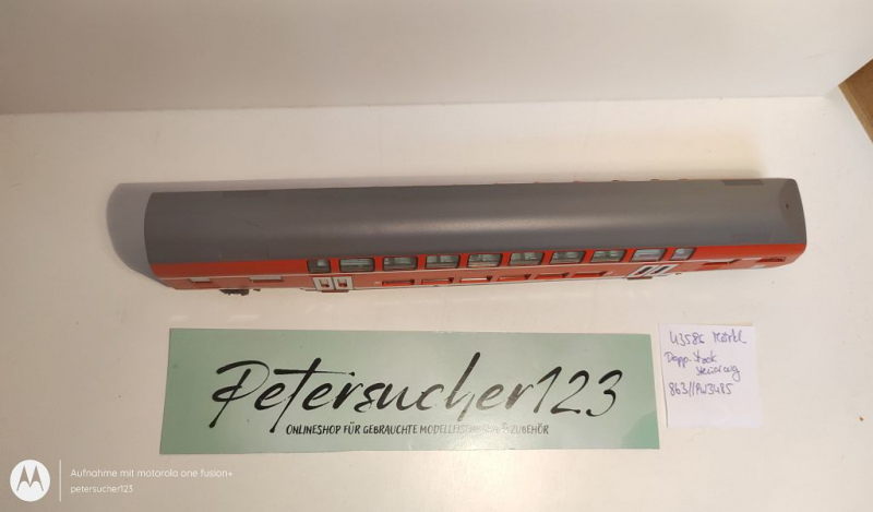 Märklin H0 AC 43586 Doppelstockwagen mit Führerstand / 2. Kl / K / DB