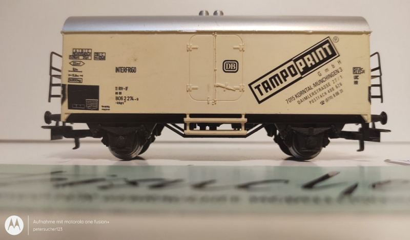 Märklin H0 AC 4415 Kühlwagen "Interfrigo" "TAMPOPRINT GmbH" / DB
