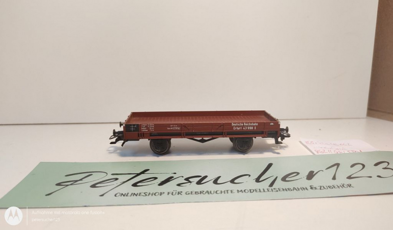 Märklin H0 AC 46062 Niederbordwagen / X / braun / DRG