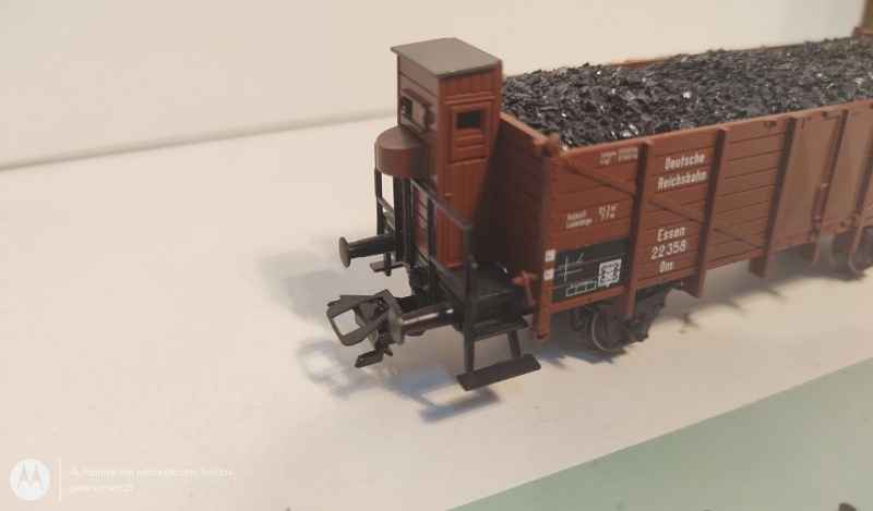 Märklin H0 AC 46090-04 offener Güterwagen aus Güterwagen-Set / Kohleeinsatz / NEM / DRG