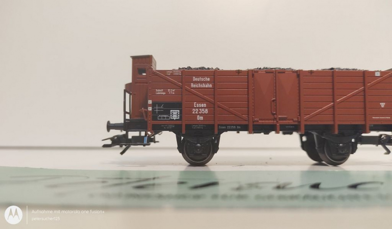 Märklin H0 AC 46090-04 offener Güterwagen aus Güterwagen-Set / Kohleeinsatz / NEM / DRG