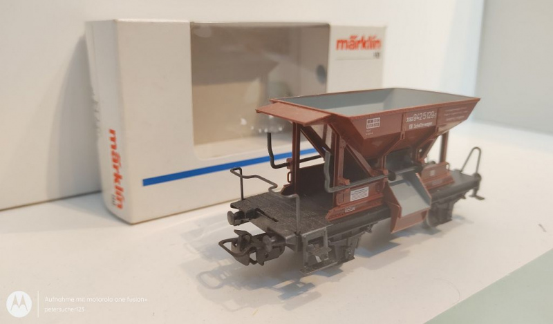Märklin H0 AC 4610 Schotterwagen / DB / OVP weiß