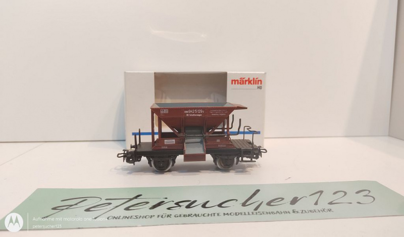 Märklin H0 AC 4610 Schotterwagen / DB / OVP weiß