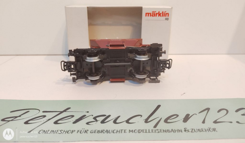 Märklin H0 AC 4610 Schotterwagen / DB / OVP weiß