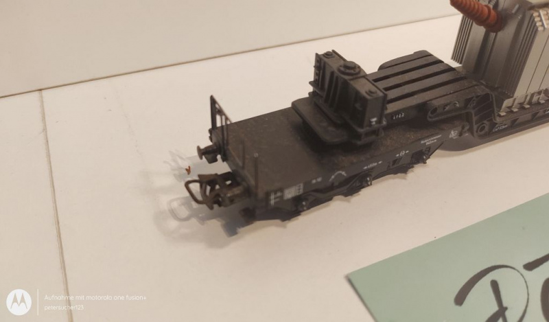 Märklin H0 AC 4617 Tiefladewagen mit Transformator "EVS" / SSt53 / DB