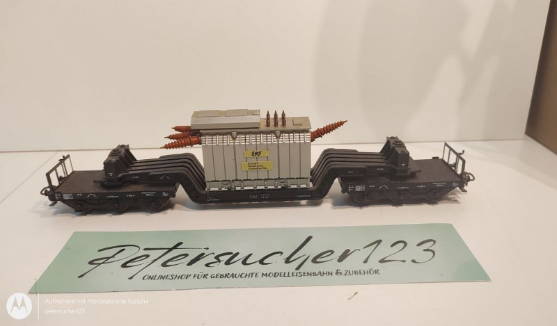 Märklin H0 AC 4617 Tiefladewagen mit Transformator "EVS" / SSt53 / DB