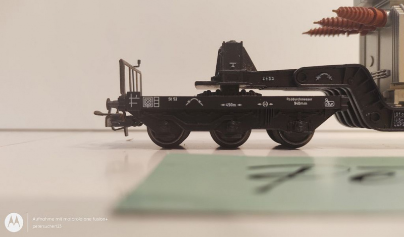 Märklin H0 AC 4617 Tiefladewagen mit Transformator "EVS" / SSt53 / DB