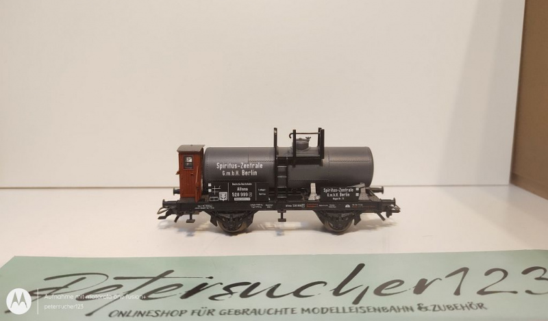 Märklin H0 AC 46426 Kesselwagen "Spiritus-Zentrale" / Privatwagen eingestellt bei DRG