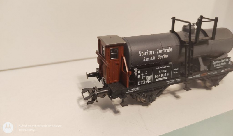 Märklin H0 AC 46426 Kesselwagen "Spiritus-Zentrale" / Privatwagen eingestellt bei DRG