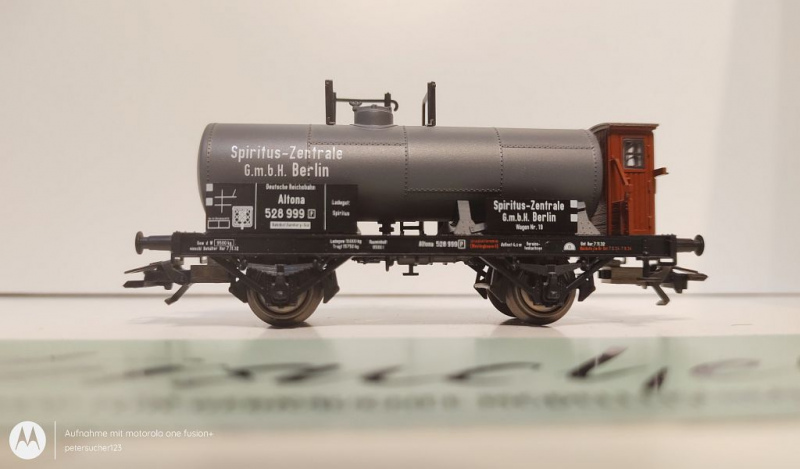 Märklin H0 AC 46426 Kesselwagen "Spiritus-Zentrale" / Privatwagen eingestellt bei DRG