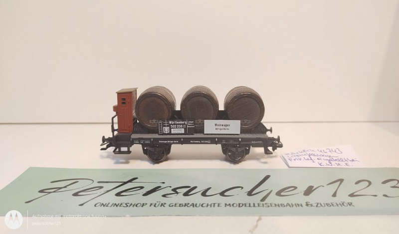 Märklin H0 AC 46743 Weinfasswagen "Metzger Berlin" / NEM / Privat bei K.W.St.E.