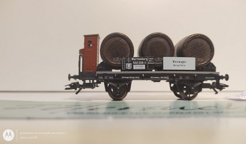 Märklin H0 AC 46743 Weinfasswagen "Metzger Berlin" / NEM / Privat bei K.W.St.E.