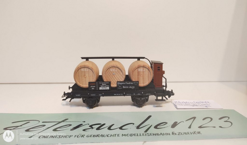 Märklin H0 AC 46744 Insider JW 2003 Weinfasswagen "Wagons Foudres" / NEM / DRG
