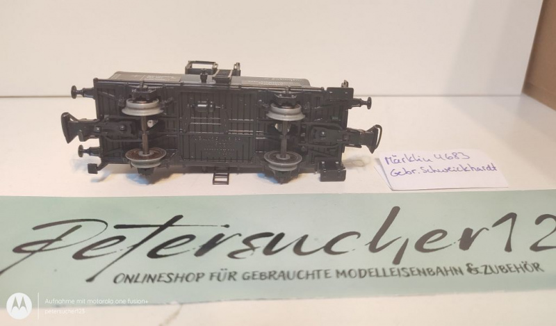 Märklin H0 AC 4683 Kesselwagen mit Bremserhaus  "Gebr. Schweickhardt"