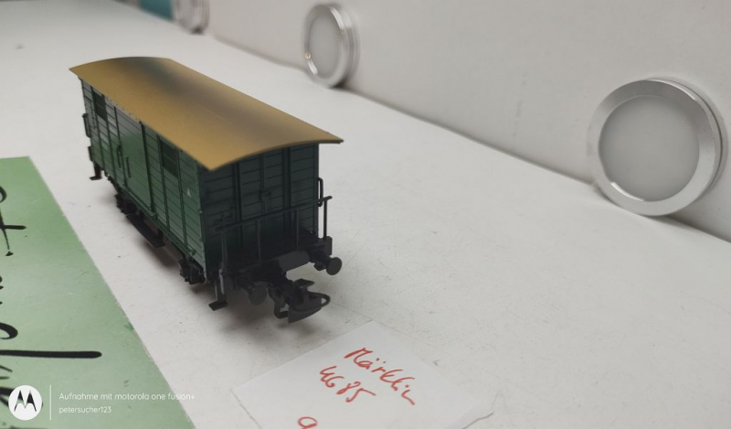 Märklin H0 AC 4685 Flachdach Güterwagen "Württemberg" / Ni 22236 / K.W.St.E.
