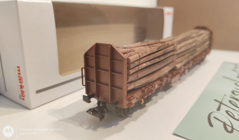 Märklin H0 AC 47139 Rungenwagen Roos 639 / K / DB / OVP weiß