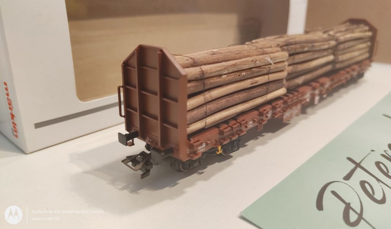 Märklin H0 AC 47139 Rungenwagen Roos 639 / K / DB / OVP weiß