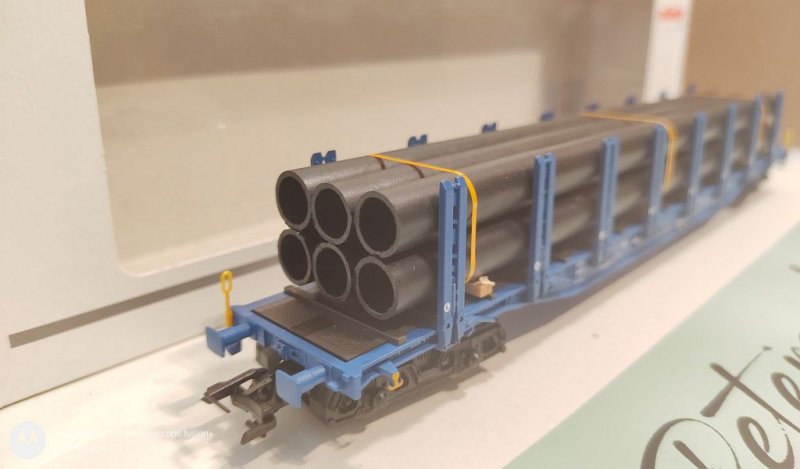 Märklin H0 AC 47147 Niederbordwagen / K / DB / OVP weiß
