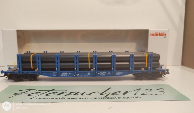 Märklin H0 AC 47147 Niederbordwagen / K / DB / OVP weiß