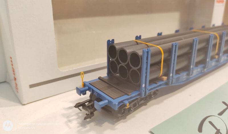 Märklin H0 AC 47147 Niederbordwagen / K / DB / OVP weiß