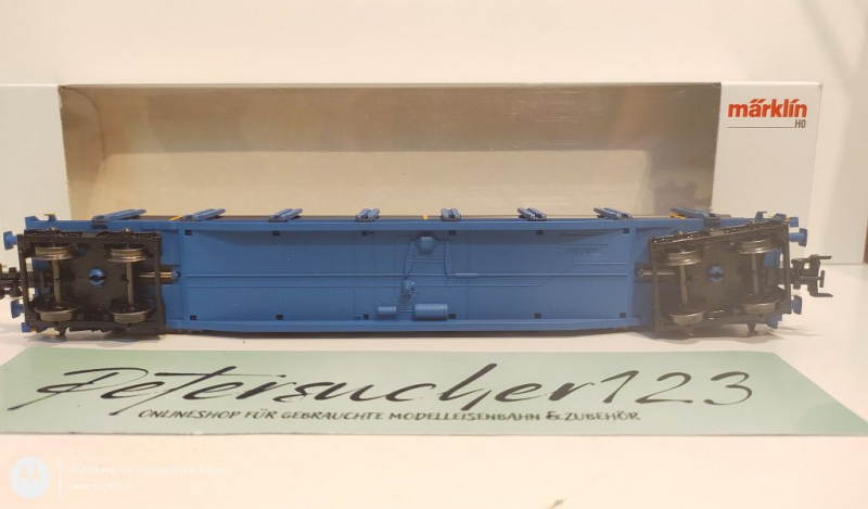 Märklin H0 AC 47147 Niederbordwagen / K / DB / OVP weiß