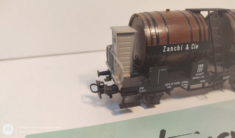 Märklin H0 AC 4786 1x Weinwagen aus Güterwagen-Set "Historische Wagen SBB" / SBB