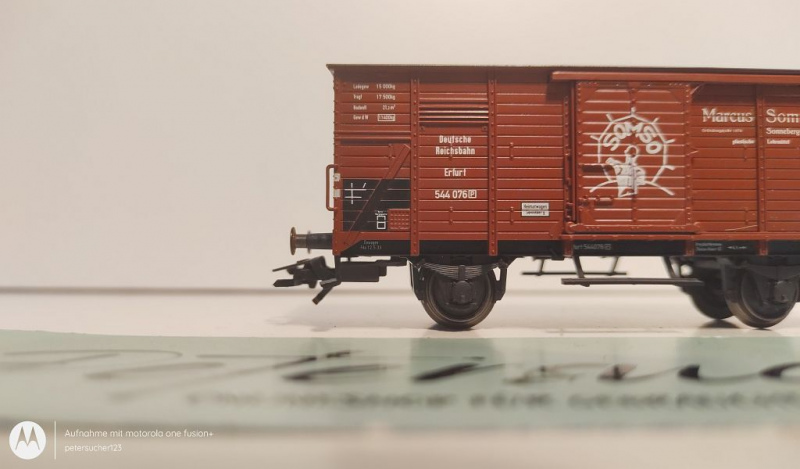 Märklin H0 AC 47895 1x Güterwagen aus Güterwagen-Set "650 J. Sonneberg" / NEM / DRG