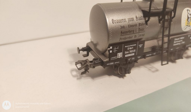 Märklin H0 AC 47895 1x Kesselwagen aus Güterwagen-Set "650 J. Sonneberg" / NEM / DRG