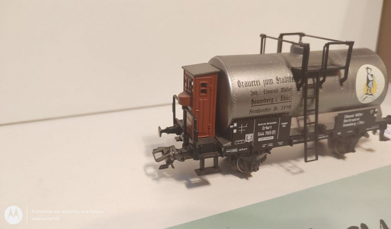 Märklin H0 AC 47895 1x Kesselwagen aus Güterwagen-Set "650 J. Sonneberg" / NEM / DRG
