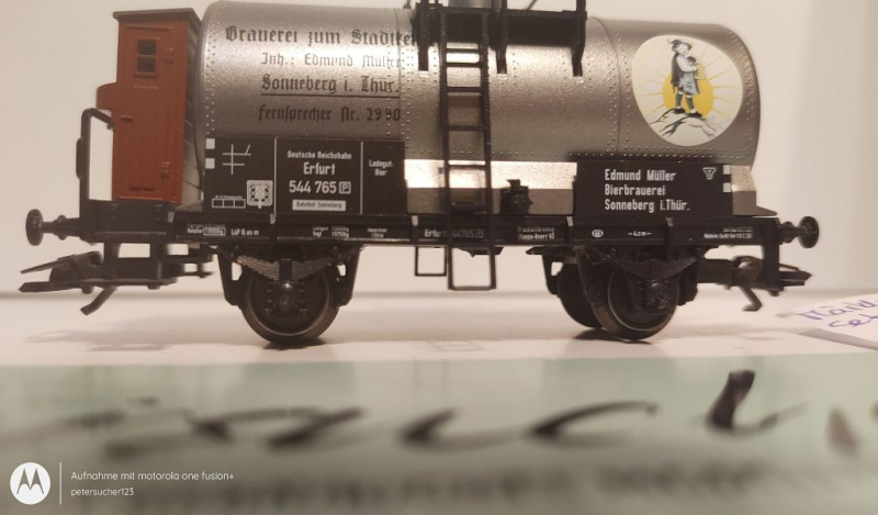 Märklin H0 AC 47895 1x Kesselwagen aus Güterwagen-Set "650 J. Sonneberg" / NEM / DRG
