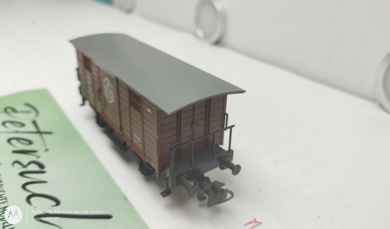 Märklin H0 AC 4791 1x gedeckter Güterwagen "AEG" aus Regional-Wagen-Set "Berlin"