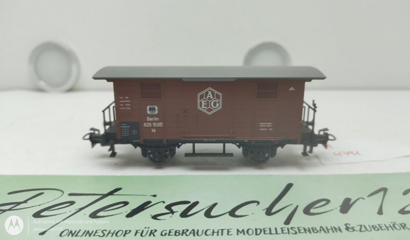 Märklin H0 AC 4791 1x gedeckter Güterwagen "AEG" aus Regional-Wagen-Set "Berlin"