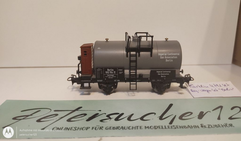 Märklin H0 AC 4791 1x Kesselwagen 502 154 aus Regionalwagen-Set "Berlin"