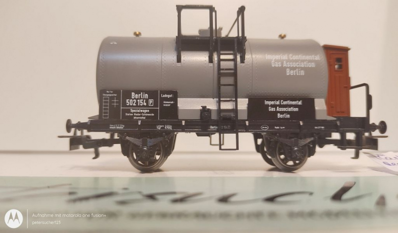 Märklin H0 AC 4791 1x Kesselwagen 502 154 aus Regionalwagen-Set "Berlin"