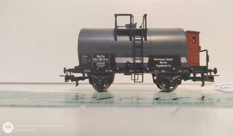 Märklin H0 AC 4791 1x Kesselwagen 504 189 aus Regionalwagen-Set "Berlin"