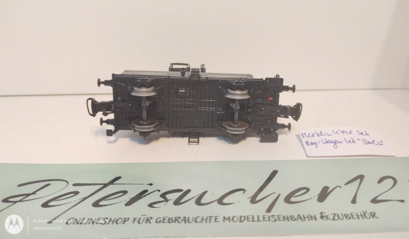 Märklin H0 AC 4791 1x Kesselwagen 504 189 aus Regionalwagen-Set "Berlin"